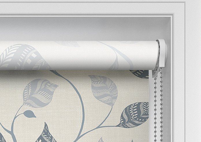 Tribal Leaves, Jean Blue - Twist&Fit Roller Blind - Image 11